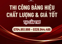 thiết kế in ấn thi công bảng hiệu quảng cáo