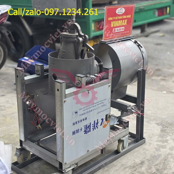 Máy nổ bỏng hạt gạo dùng gas Turbo TBG70