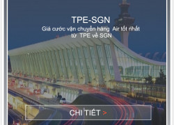 Giá Cước Vận Chuyển Hàng Air Từ TPE (Đài Bắc) Về SGN
