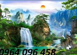 Tranh gạch 3d phong cảnh đồng quê - NSD851