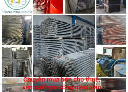 Thu mua giàn giáo thiết bị xây giá cao