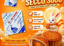Gói Hút Oxy Secco – Gói Chống Mốc Cho Bánh Trung Thu Chất Lượng Cao
