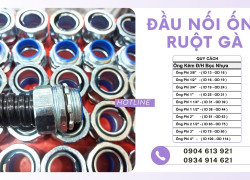 Ống ruột gà lõi thép và đầu chống xước tại Đà Nẵng. Huế, Quảng Ngãi