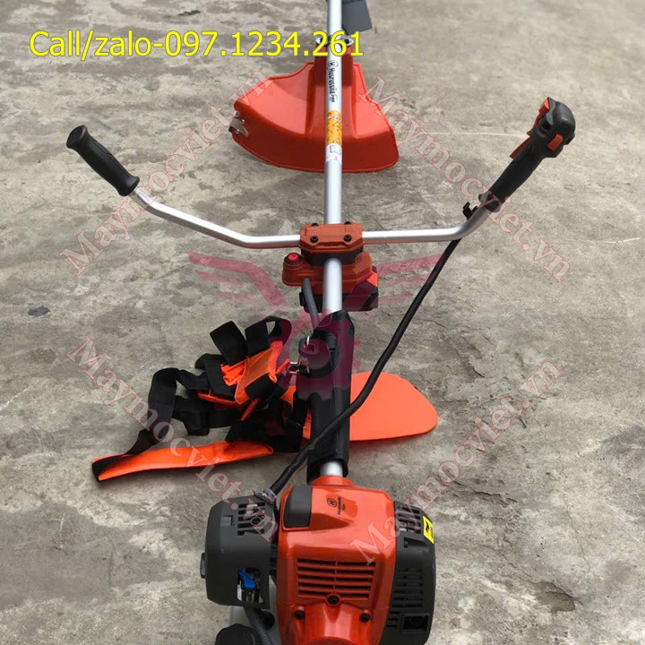 Máy cắt cỏ đề điện pin Husrussiia 543E