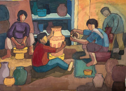 Lớp vẽ luyện thi bố cục màu quận 2