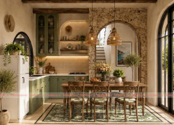 Phòng Bếp Phong Cách Moroccan Hiện Đại