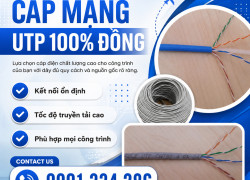 Cáp Mạng Cat5e & Cat6 UTP ALTEK KABEL | Đồng Nguyên Chất 100%, Kết Nối Mạng Ổn Định