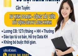 TUYỂN DỤNG NHÂN VIÊN KINH DOANH KV LONG KHÁNH - ĐỒNG NAI