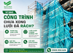 VÌ SAO CÔNG TRÌNH CHƯA XONG, LƯỚI ĐÃ RÁCH?