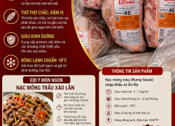 Nạc Mông Trâu M45 – Thịt Trâu Nhập Khẩu Giá Tốt