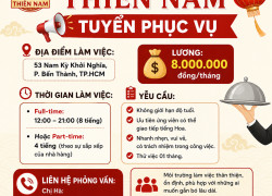 NHÀ HÀNG THIÊN NAM TUYỂN PHỤC VỤ