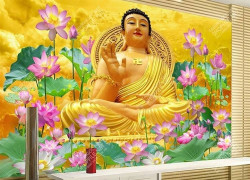 Tranh gạch 3d phật quan âm - MXNB94