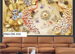 Tranh gạch 3d trang trí phòng khách - SDG43