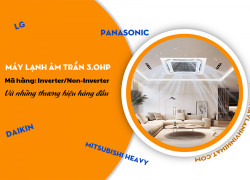Sở hữu ngay Điều hòa âm trần công suất 3HP giá rẻ bất ngờ