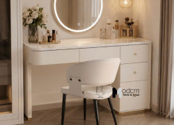 Ghế phong trang điểm nệm da bóng CN23001-P tại HCM