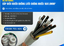 Cáp điều khiển không lưới chống nhiễu 16x1.0mm² – Hàng sẵn kho Đà Nẵng, HN, HCM