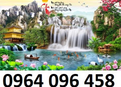 Tranh gạch 3d phong cảnh đồng quê - B89