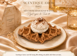 NẾN THƠM WAFFLE SCENTIQUE AMOR – QUÀ TẶNG ĐỘC ĐÁO CHỈ 100K