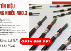 Cáp Điều Khiển Chống Nhiễu 4x0.3 Phân Phối Ninh Thuận, Vũng Tàu, Hồ Chí Minh