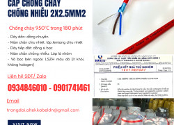 Cáp chống cháy chống nhiễu 2x2.5+E+GFT Altek Kabel chính hãng