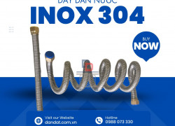 Dây Dẫn Nước Nóng Lạnh/ Dây Cấp Nước Inox Chịu Nhiệt Bền Bỉ Chống Gỉ