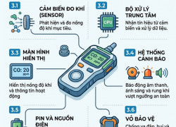 Thiết bị đo khí cầm tay là gì? Cấu tạo, nguyên lý hoạt động và ứng dụng thực tế