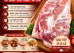 Ba Chỉ Heo Cắt Lát Đông Lạnh – Tiện Lợi Cho Nhà Hàng