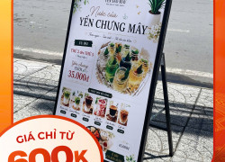 BẢNG STANDEE MENU CHỮ A GIÁ TỐT