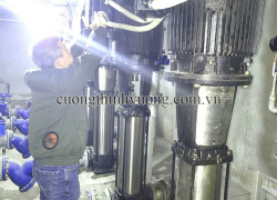Sửa chữa, bảo dưỡng hệ thống máy bơm nước tăng áp trục đứng chuyên nghiệp, uy tín