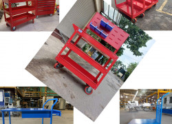 Xe đẩy 2 ngăn – Bảng treo cơ khí