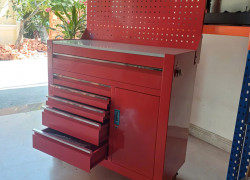 Tủ đồ nghề 6 ngăn kéo 1 cánh kết hợp bảng treo