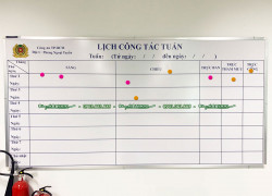 Bảng dán decal nội dung theo yêu cầu của các Công ty