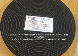 Gioăng ống gió chống cháy, ron chống cháy , ron ống gió chống cháy, chịu hóa chất . EI 120