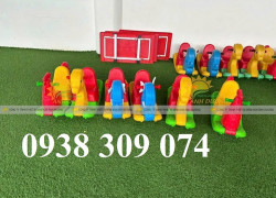 Bập bênh nhựa trẻ em mầm non, bập bênh đôi nhựa mầm non mẫu giáo