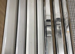 Máng đèn led inox đôi - LEDSÁNG