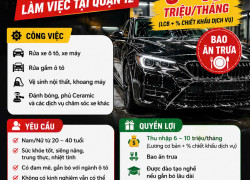 [KO CẦN KN, BAO CƠM] LAO ĐỘNG PHỔ THÔNG QUẬN 12