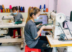 Tuyển công nhân may đồ da làm ở Gò Vấp