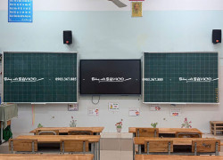 BẢNG TRƯỢT NGANG KHÔNG RAY 2 CÁNH – KT: 120X360CM TẠI BAVICO