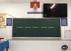 Bảng viết phấn từ cho học sinh tiểu học
