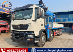 XE TẢI HOWO 4 CHÂN GẮN CẨU 20 TẤN CABIN TX350, CHUYÊN CHỞ & BỐC XẾP HÀNG HÓA