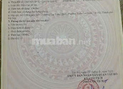 CHÍNH CHỦ CẦN BÁN NHÀ NGUYÊN CĂN MỚI XÂY TẠI LẠC LONG QUÂN - PHƯỜNG TÂY HỒ - HÀ NỘI