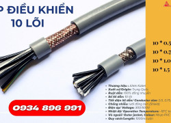 Cáp điều khiển 10 lõi 1.0mm² giá rẻ tại Đà Nẵng, Huế, Bình Định
