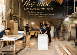 Tuyển thợ mộc & phụ mộc làm ở Q12