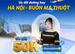 Săn vé ưu đãi Hà Nội đi Buôn Ma Thuột hãng Vietravel Airlines﻿
