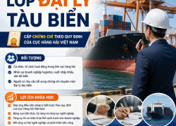 ĐÀO TẠO VÀ CẤP CHỨNG CHỈ ĐẠI LÝ TÀU BIỂN 0969868601