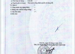 Thanh lý 291m2 Làng Bất Lự, xã Hoàn Sơn, huyện Tiên Du, tỉnh Bắc Ninh