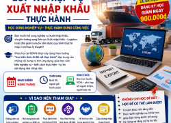 Chuyển ngành XUẤT NHẬP KHẨU? Đăng ký học ngay! 0969868601