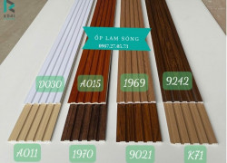 Mẫu ốp tường lam sóng + Lam 3 sóng, 4 sóng, 5 sóng giá rẻ