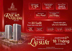 The Zenith- sở hữu căn hộ giá chỉ từ 2,6 tỉ