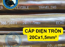 Cáp điện tròn 20Cx1.5mm²